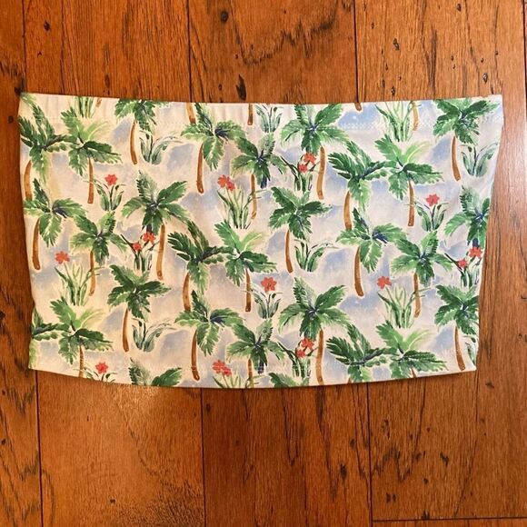 Forever 21 tropical tube top, size med, NWT - Picture 3 of 8